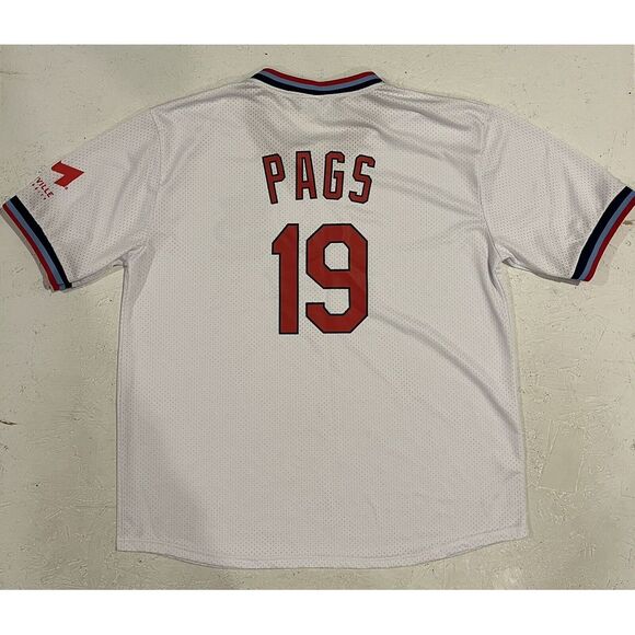 "PAGS" ST. LOUIS CARDINALS ADULT MYSTERY NICKNAME JERSEY 5/18 SGA SIZE XL - Picture 9 of 10